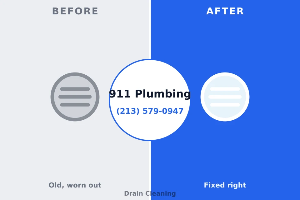 Before and after: plumbing repair South Bound Brook, NJ